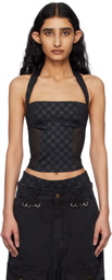 MISBHV Black Shape Up Tank Top