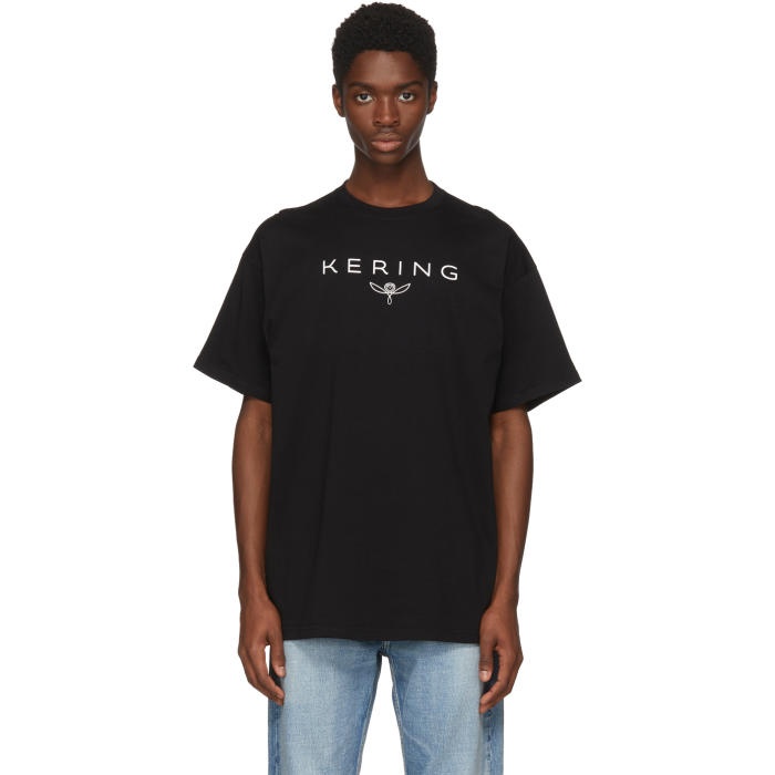 Photo: Balenciaga Black Kering T-Shirt 