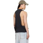 Balenciaga Black Ripped Tank Top