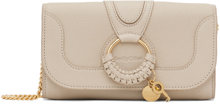 Photo: See by Chloé Beige Hana Chain Wallet Bag