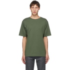 Dries Van Noten Green Round Collar T-Shirt
