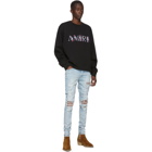 Amiri Blue Banana Leaves Jeans