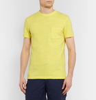 Orlebar Brown - Sammy II Garment-Dyed Slub Cotton-Jersey T-Shirt - Yellow