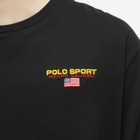 Polo Ralph Lauren Men's Long Sleeve Polo Sport T-Shirt in Polo Black/Gold