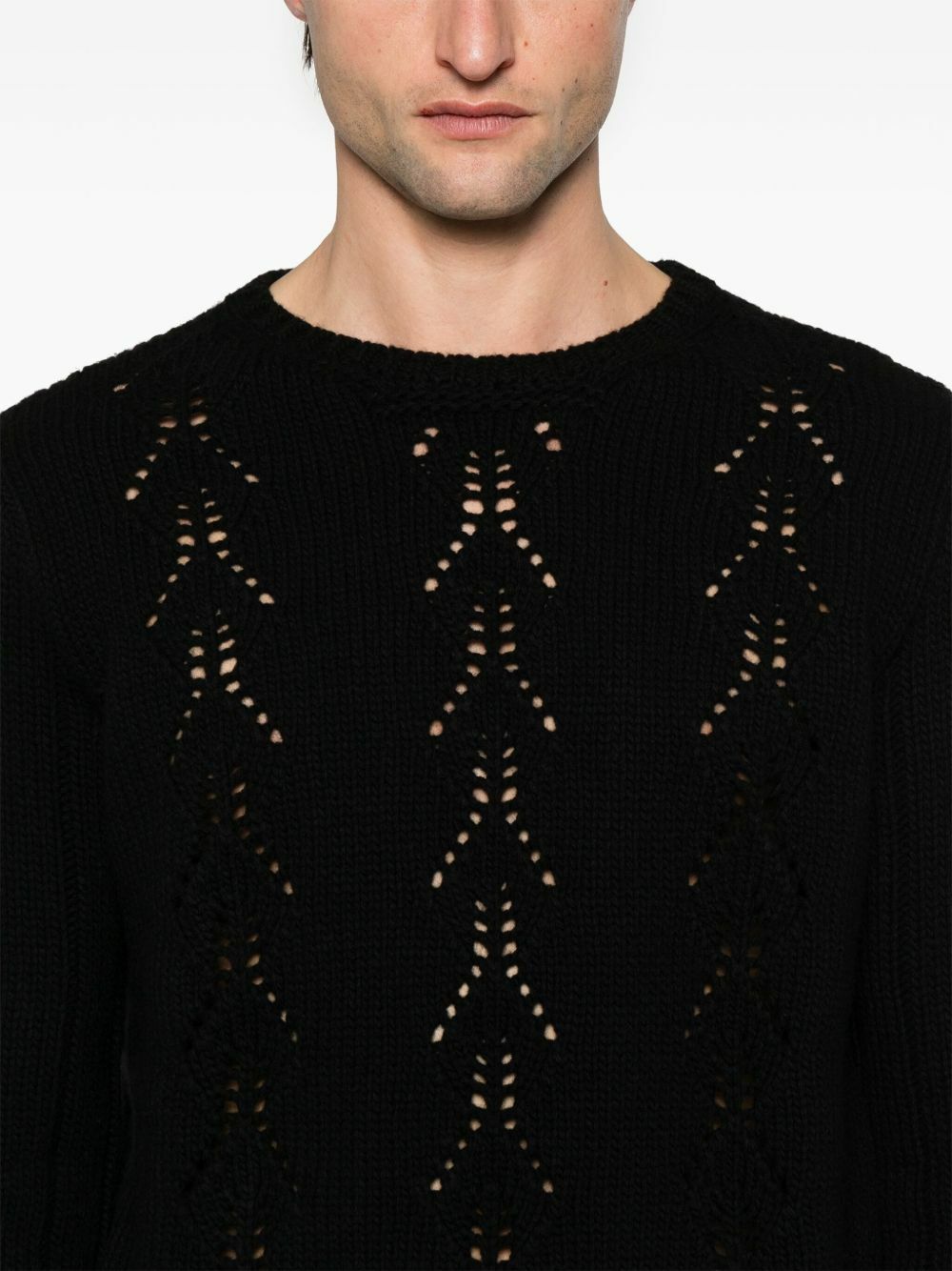 Valentino Garavani Black VLogo Signature Sweater Valentino Garavani