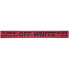 Off-White Red Industrial Belt