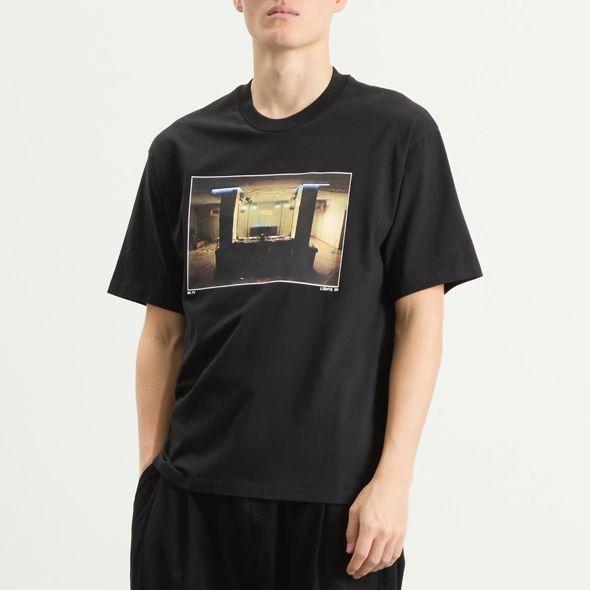 Boiler Room Men's Lights On Photo T-Shirt in Black