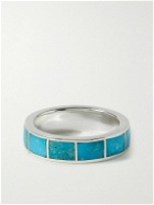 Peyote Bird - Eternite Silver and Turquoise Ring - Silver