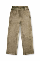 Diesel Pants in wrinkled satin - Pants Mens in Brown