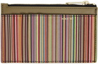 Paul Smith Green Signature Stripe Card Holder