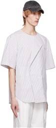 Feng Chen Wang Gray 2 In 1 Shirt & Vest Set