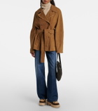 Bogner Turin shearling and suede ankle boots