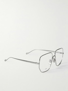 LOEWE - Square-Frame Silver-Tone Optical Glasses