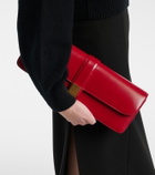 Khaite Blake leather clutch