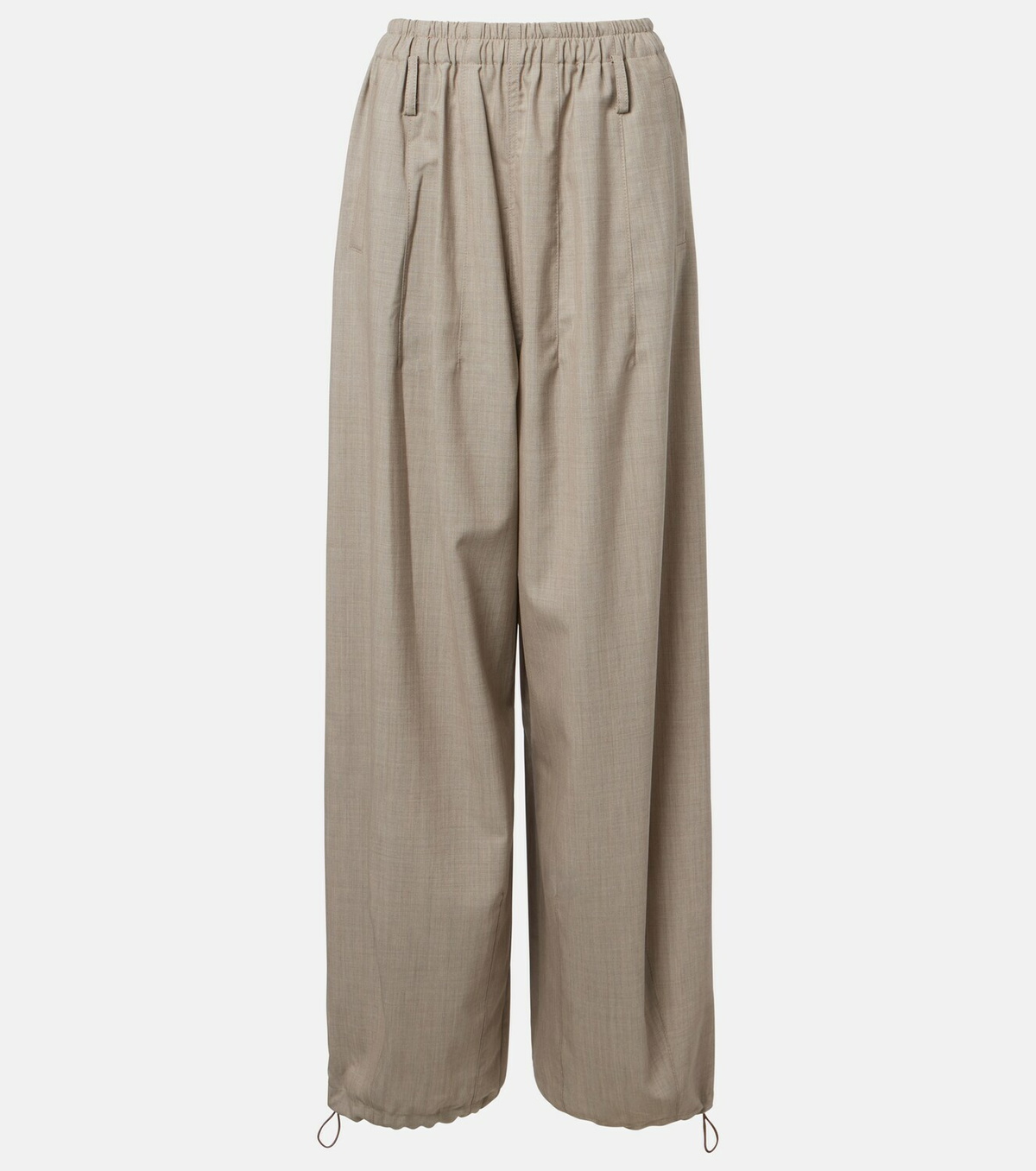 The Frankie Shop Oakdale virgin wool wide-leg pants