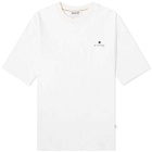 Anglan Men's Hidden Wappen Pocket T-Shirt in White