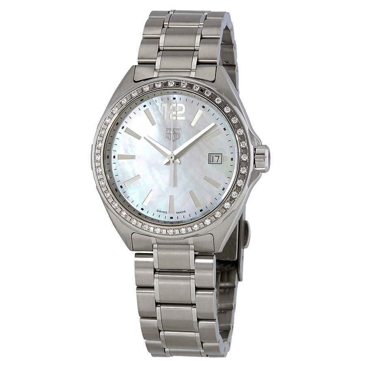 Photo: Tag Heuer Formula 1 Diamond White Mother of Pearl Dial Ladies Watch WBJ131A.BA0666