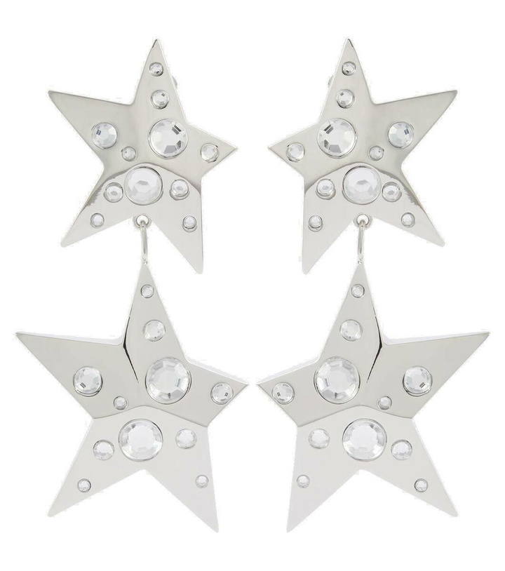 Photo: Area Crystal-embellished drop earrings