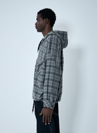 Martine Rose Check Hooded Sweatshirt