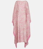 Givenchy Printed silk beach dress