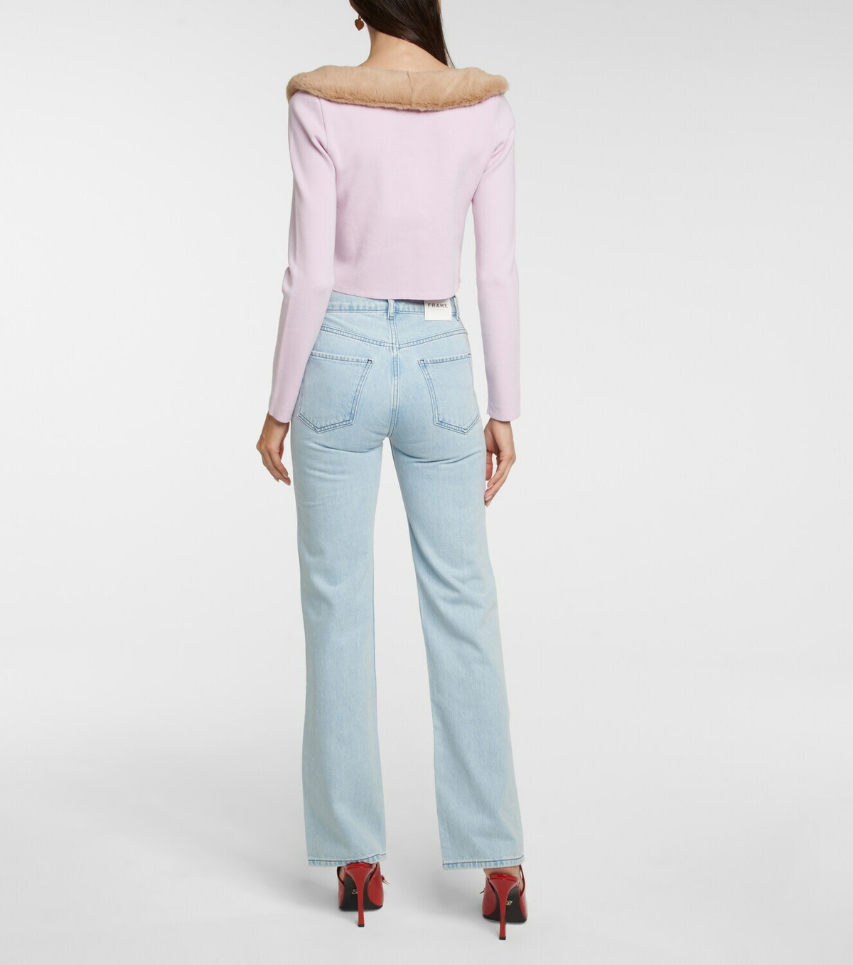 【Frame】 Le Jane embellished high-riseジーンズ Frame - Le Jane embellished high-rise jeans Frame Denim