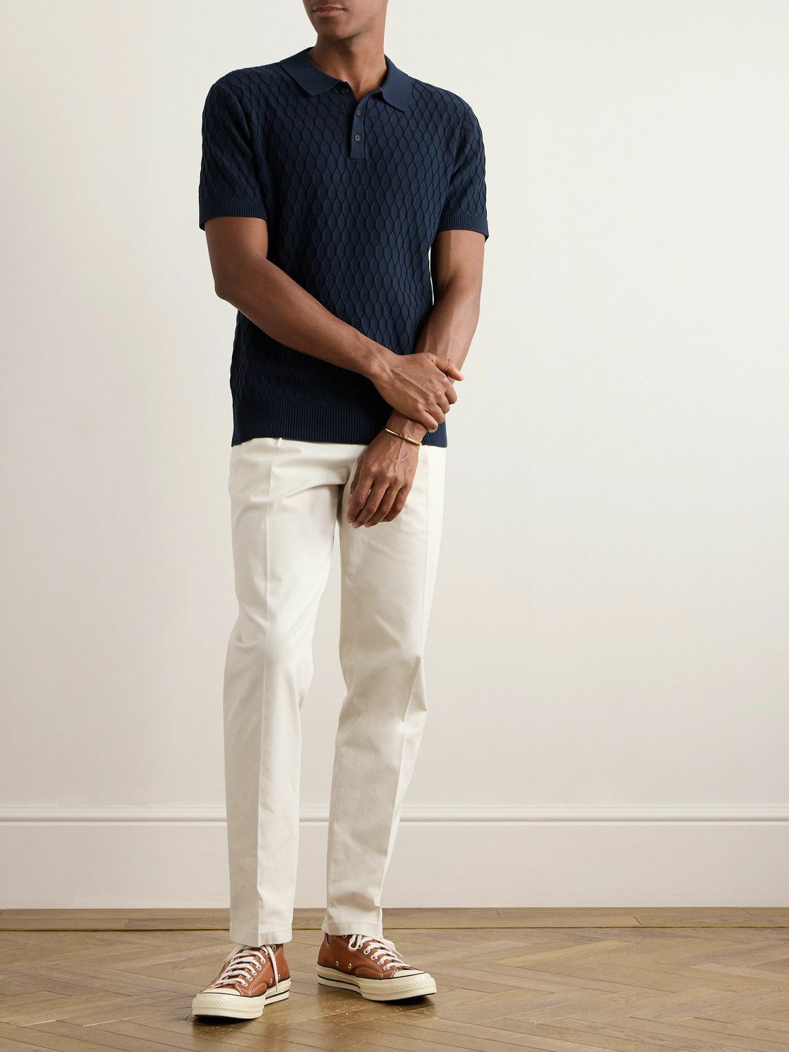 Club Monaco - Cotton Polo Shirt - Blue