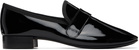 Repetto Black Michael Rubber Sole Loafers