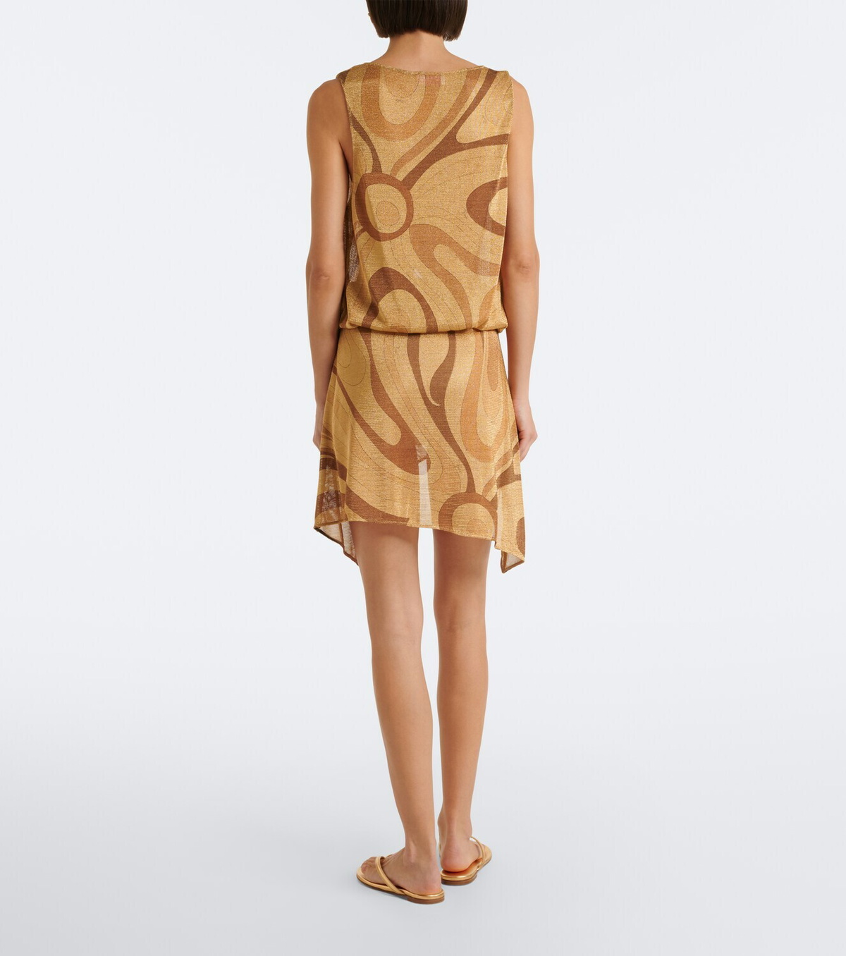 Pucci Marmo Lurex® voile miniskirt