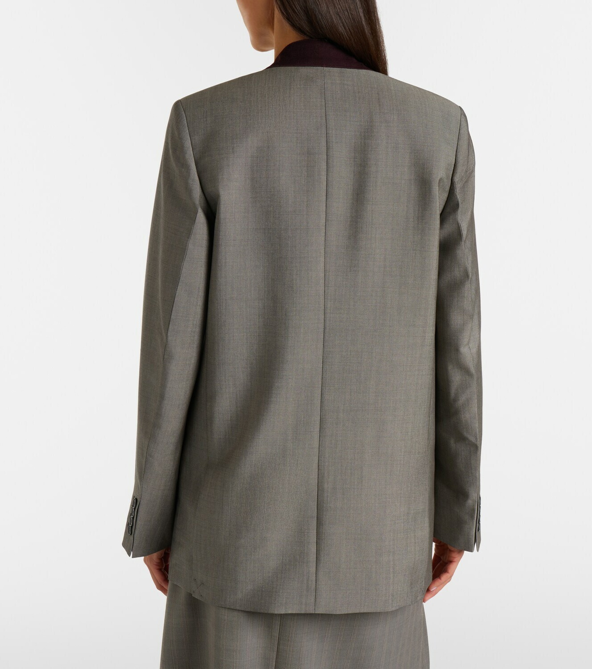 Victoria Beckham Beatrice wool and mohair blazer