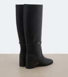 Aquazzura Cotswold leather knee-high boots