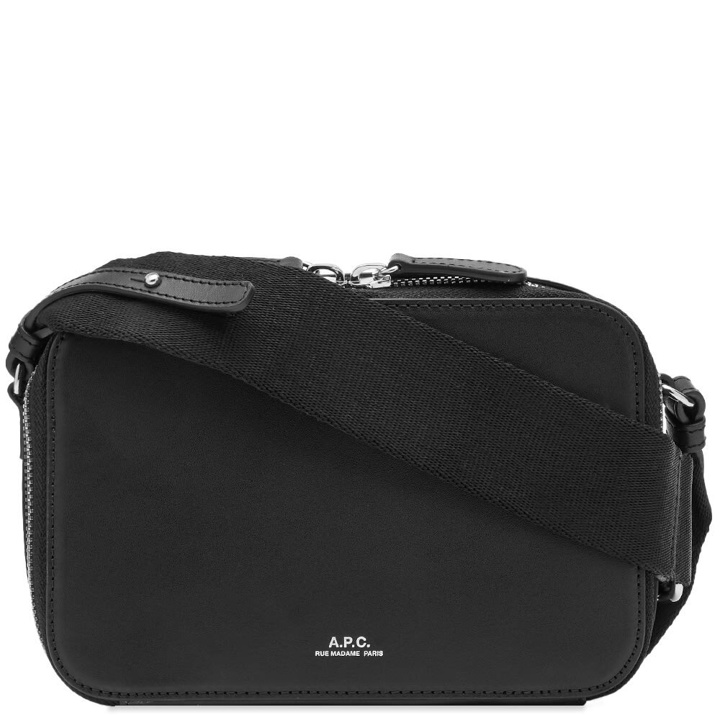Photo: A.P.C. Men's Soho Camera Bag in Black