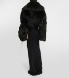 Giuseppe di Morabito Cropped faux fur jacket