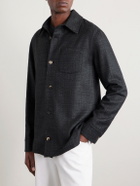 Gabriela Hearst - Drew Wool and Silk-Blend Overshirt - Gray