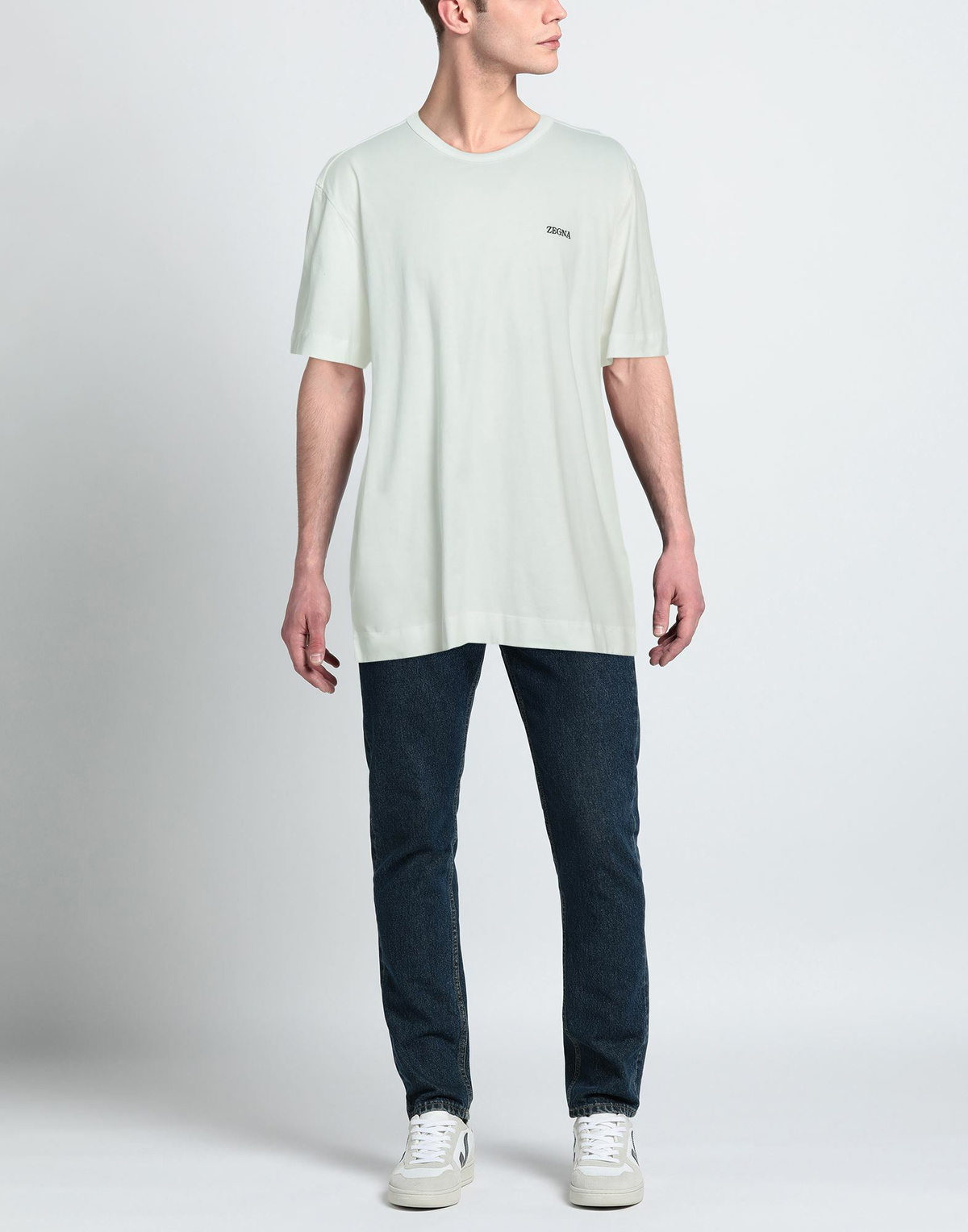 Zegna Mens T-shirt in White