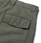 Brunello Cucinelli - Stretch-Cotton Twill Shorts - Men - Green