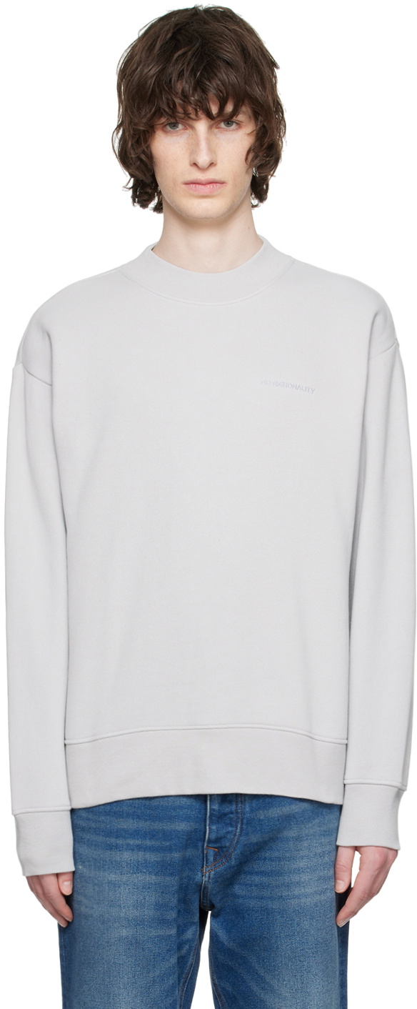 NN07 Gray Briggs 3503 Sweatshirt