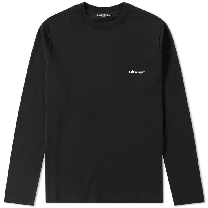 Photo: Balenciaga Long Sleeve Copywrite Logo Tee