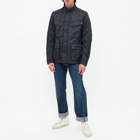 Barbour Men's International Ariel Polarquilt Jacket in Navy