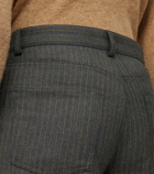 Dries Van Noten - Pinstriped wool pants