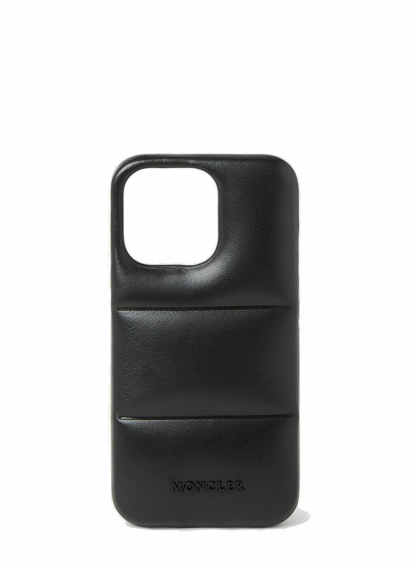 Photo: Moncler - Quilted iPhone 13 Case in Black