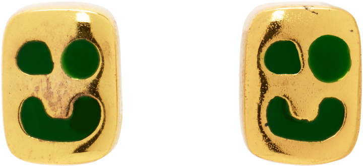 Photo: MAPLE Gold Smiley Earrings