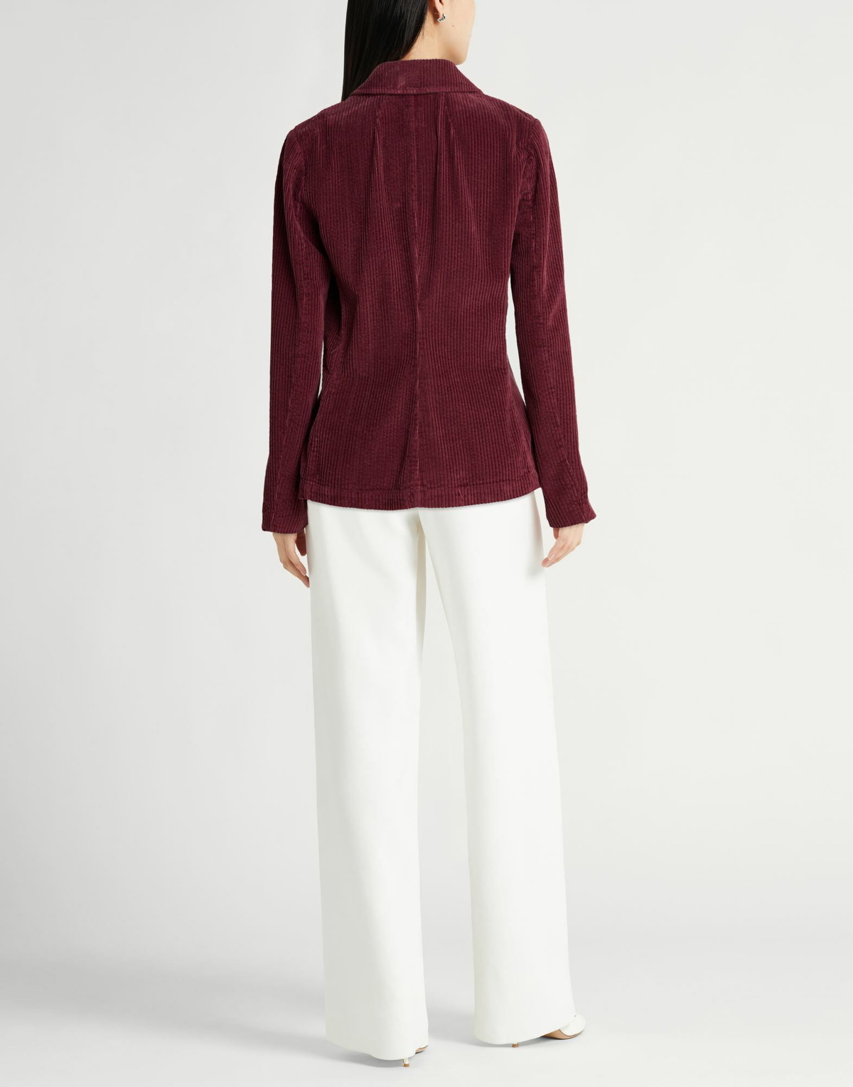 120% Lino Womens Blazer in Brick