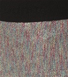Paco Rabanne - Bodyline metallic knit leggings