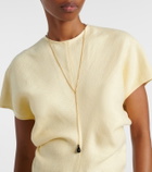 Toteme Onyx gold-plated necklace