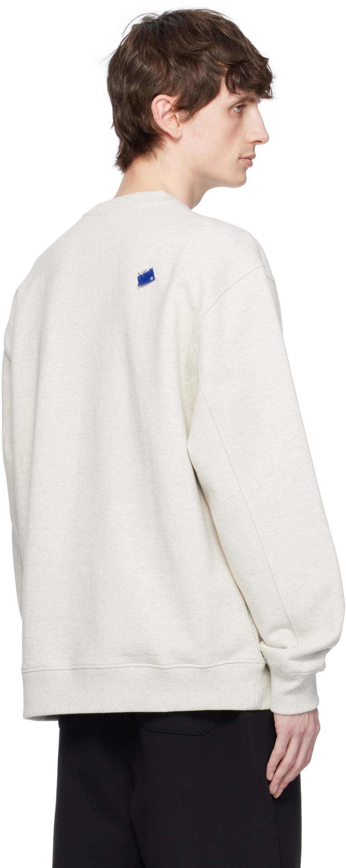 ADER error Gray Sig; TRS Tag 01 Sweatshirt