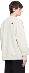 ADER error Gray Sig; TRS Tag 01 Sweatshirt