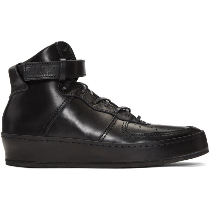 Photo: Hender Scheme Black Manual Industrial Products 01 High-Top Sneakers