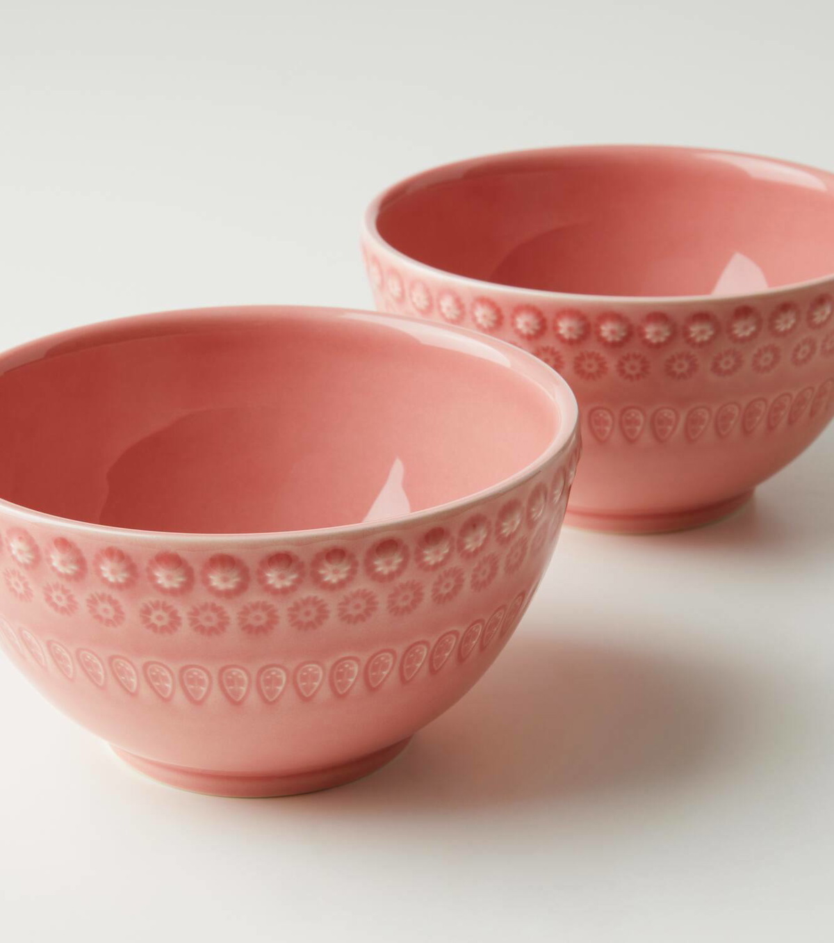 Bordallo Pinheiro Fantasia set of 4 ceramic bowls