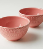 Bordallo Pinheiro Fantasia set of 4 ceramic bowls