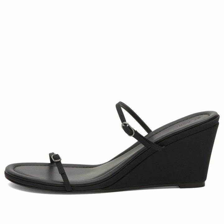 Photo: ST. Agni Women's Petit Belt Detail Wedge in Black